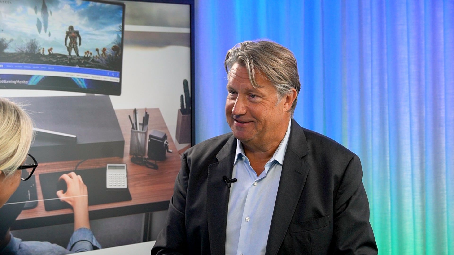Mycronic's President and CEO Anders Lindqvist at Investor Studios Stockholm, July 2026, Stockholm Sweden