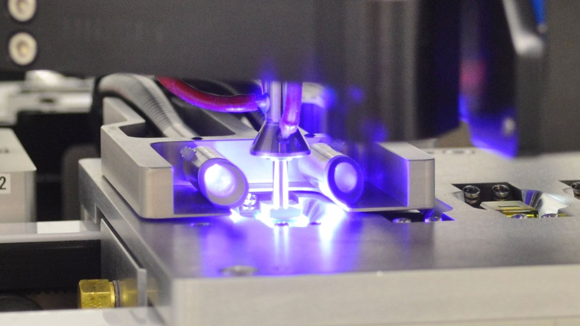 UV dispense and cure of lenses