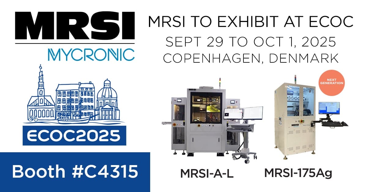 MRSI to exhibit at ECOC 2025 in Denmark