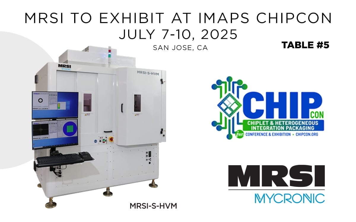 MRSI to exhibit at IMAPS CHIPcon 2025