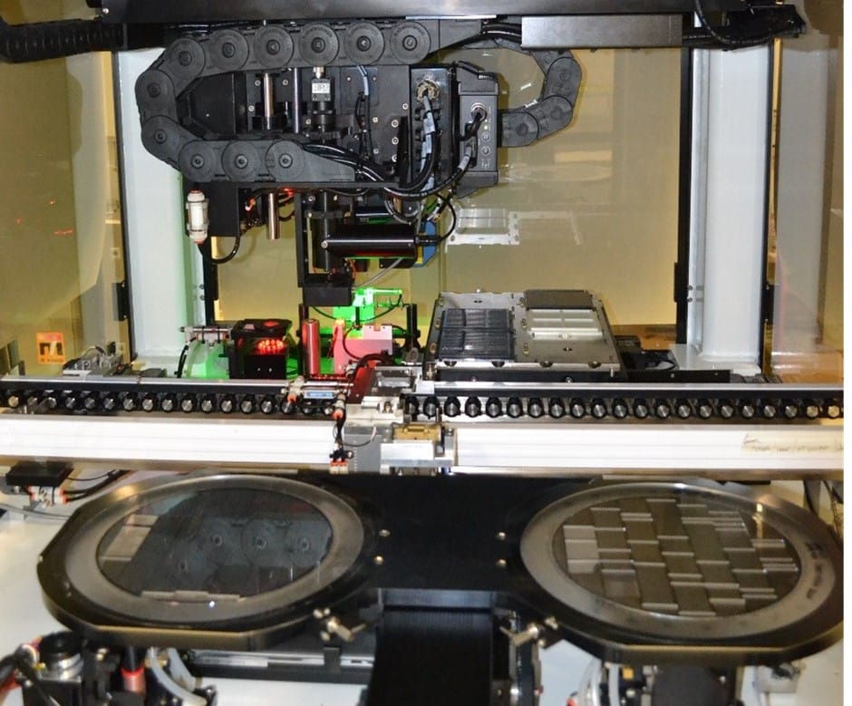 MRSI-705 with wafer, conveyor