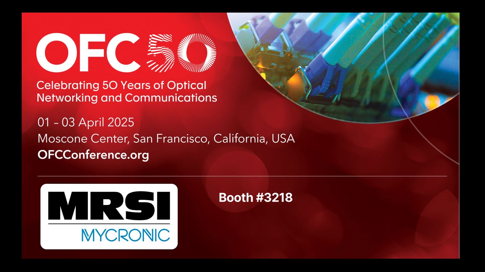 MRSI to exhibit at OFC