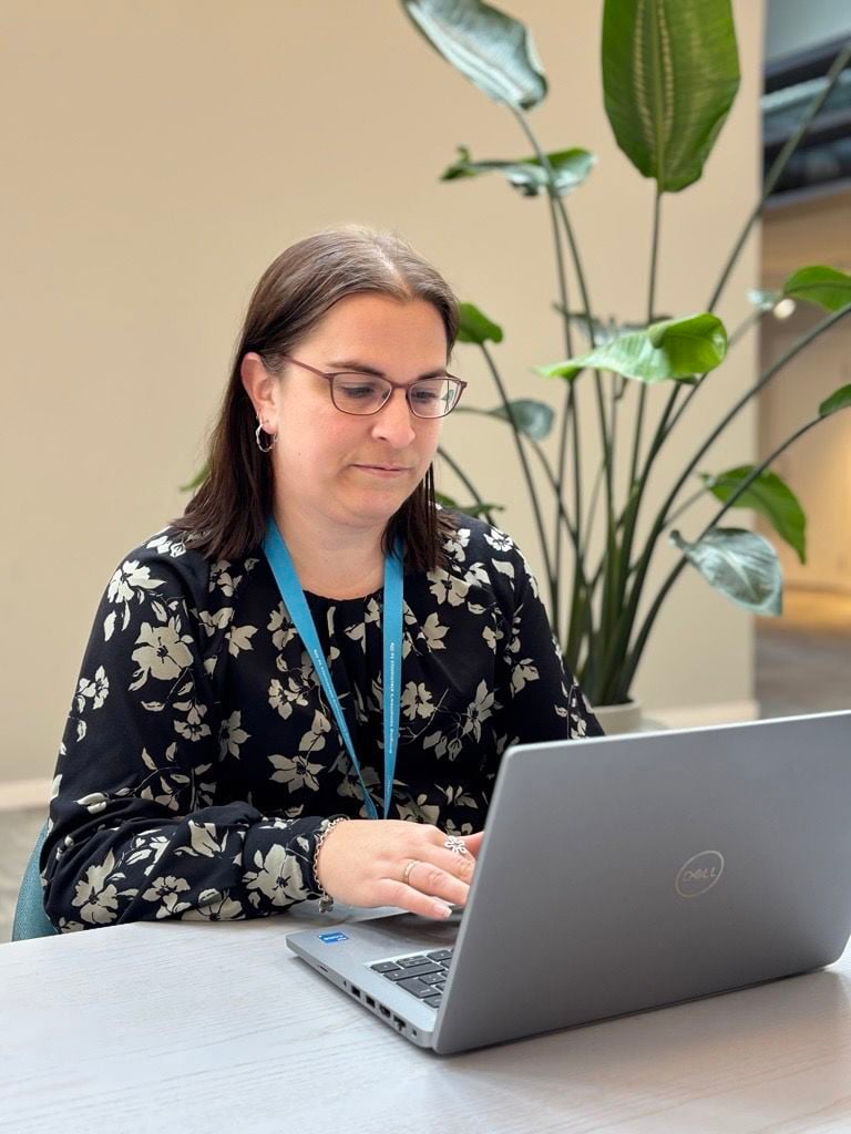 Therese Spångvall, she has been with Mycronic for more than 18 years 