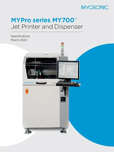 My700 MY700JP Jet Printer | Mycronic PCB Assembly