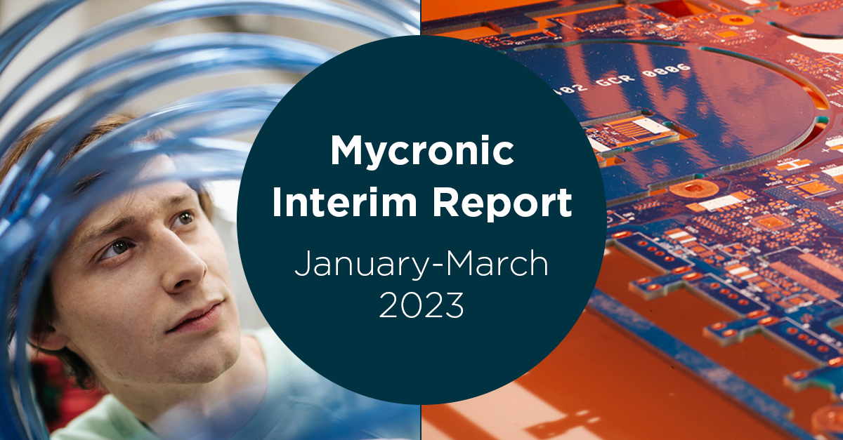 Mycronic delårsrapport januari-mars 2023