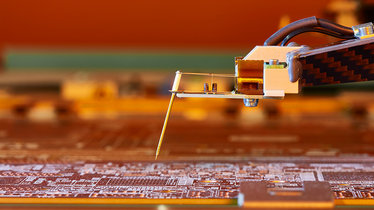 Automated flying probe for PCB test